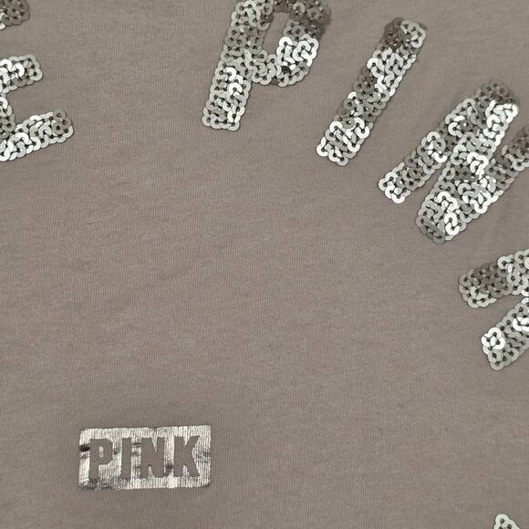 PINK Victoria’s Secret Love Pink Pocket Tee Size L - Picture 6 of 7